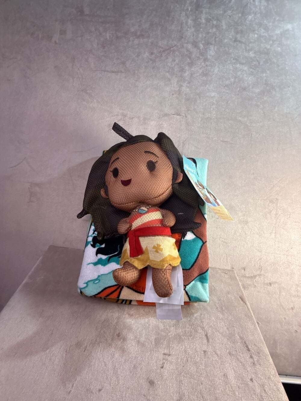 Disney Moana 2 Bath Towel and Bath Buddy Plush Set